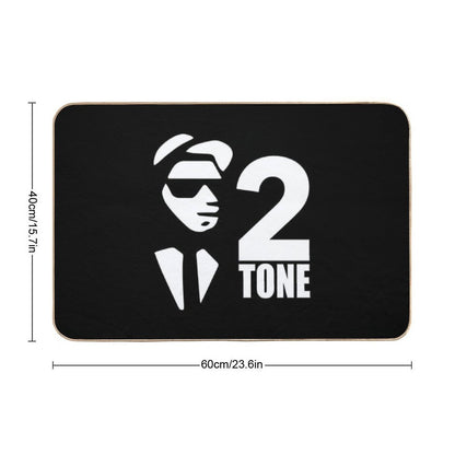 2 Tone  Slip-Resistant Bath Mat