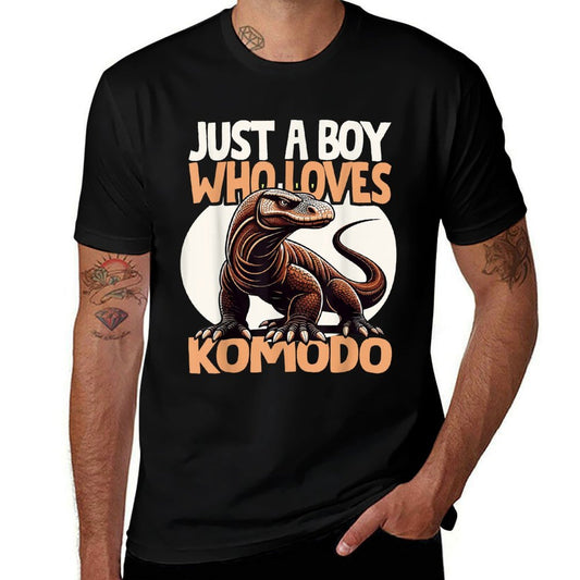 Just A Boy Who Loves Komodo Dragons Boys Kids  Classic T-Shirt