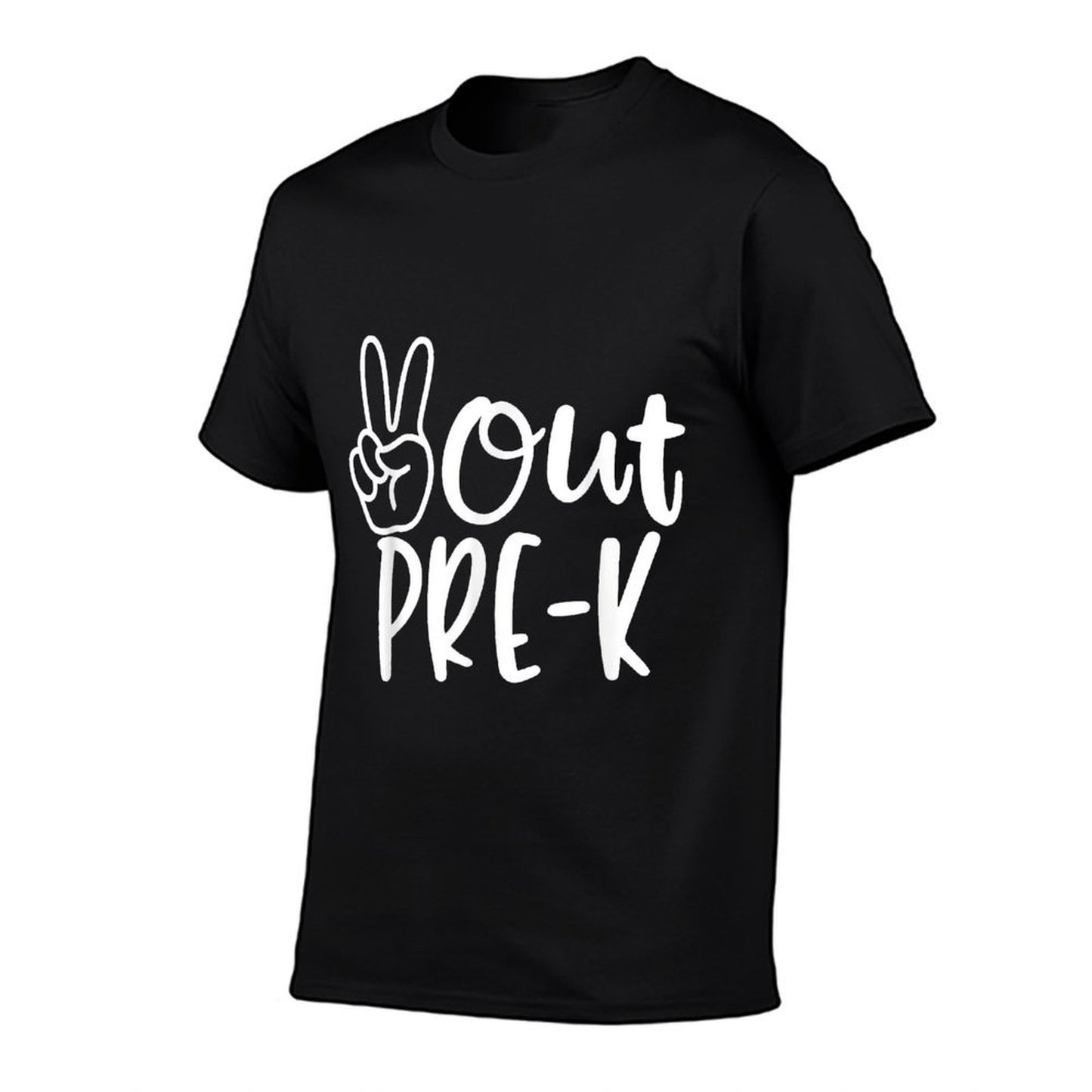 Last Day of School Peace Out PreSchool Pre-K Teacher Kids  Stretchy T-Shirt