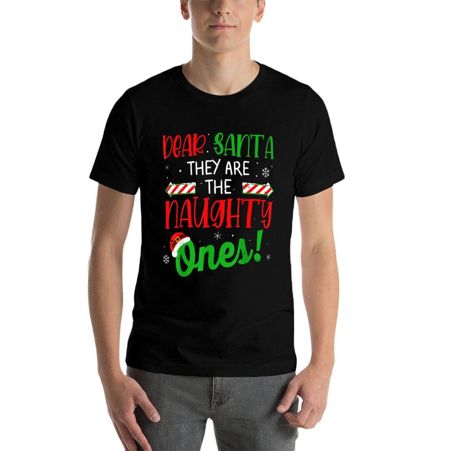 Dear Santa They Naughty Ones for Men Women Kids Christmas  Vintage-inspired T-Shirt