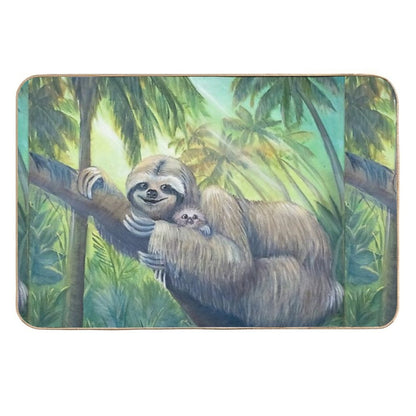 A Sloth Mother's Love  Toxin-Free Bath Mat