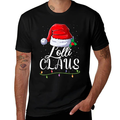 Lolli Claus Family Matching Clothing Santa Christmas Women  Eco-friendly Material T-Shirt