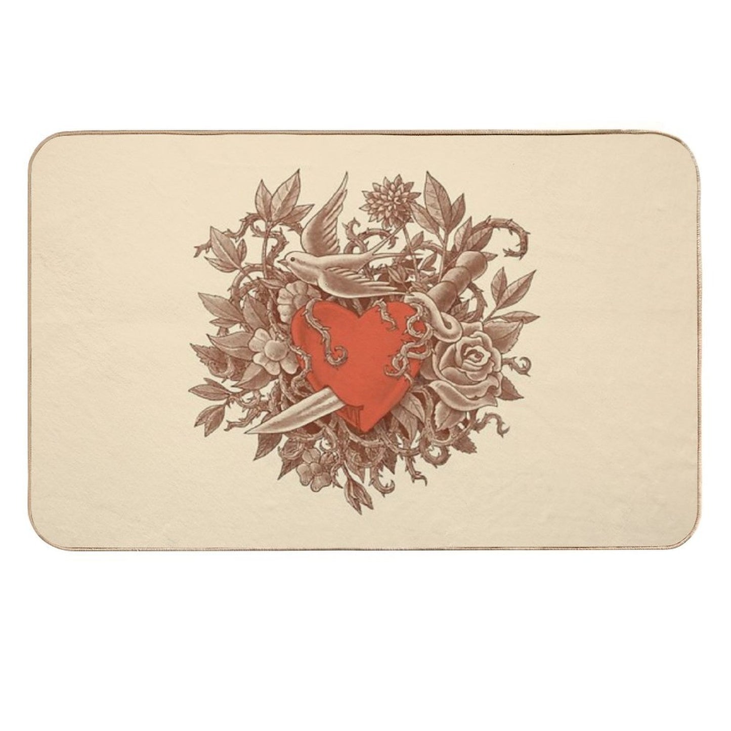 Heart of Thorns  Versatile Bath Mat