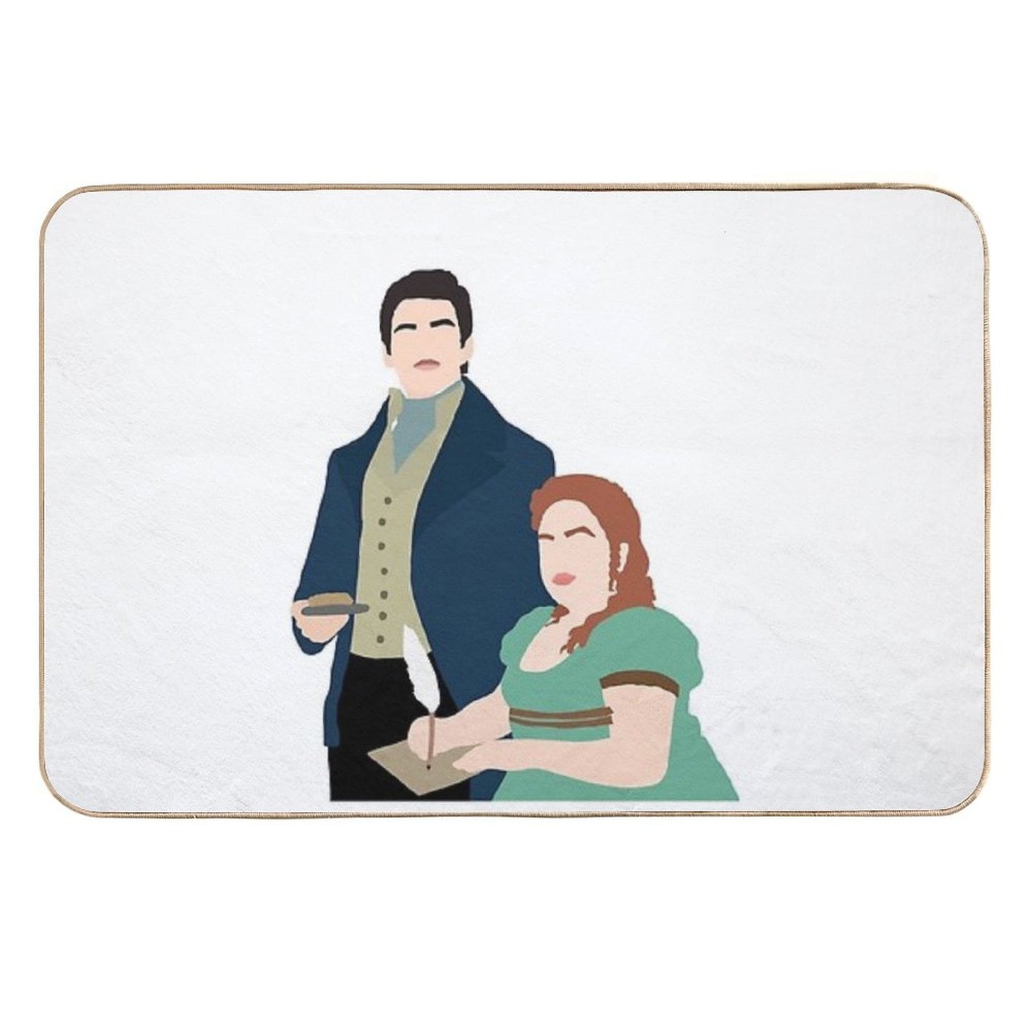 Bridgerton - Penelope And Colin  Odorless Bath Mat