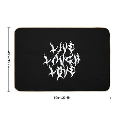 Live Laugh Love  Versatile Bath Mat