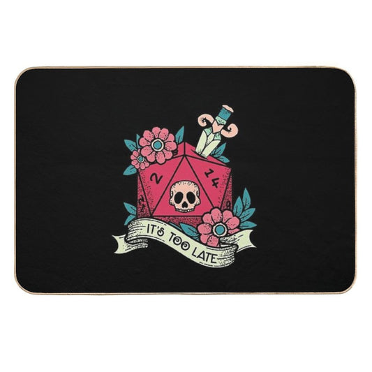 Too Late  Easy To Clean Bath Mat