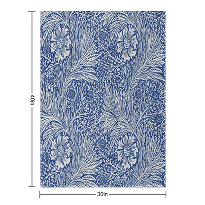 Marigold - William Morris Velvety-soft Throw Blanket