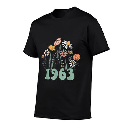 1963, 60th Birthday, Turning 60 Gift for Her  Quick-drying T-Shirt
