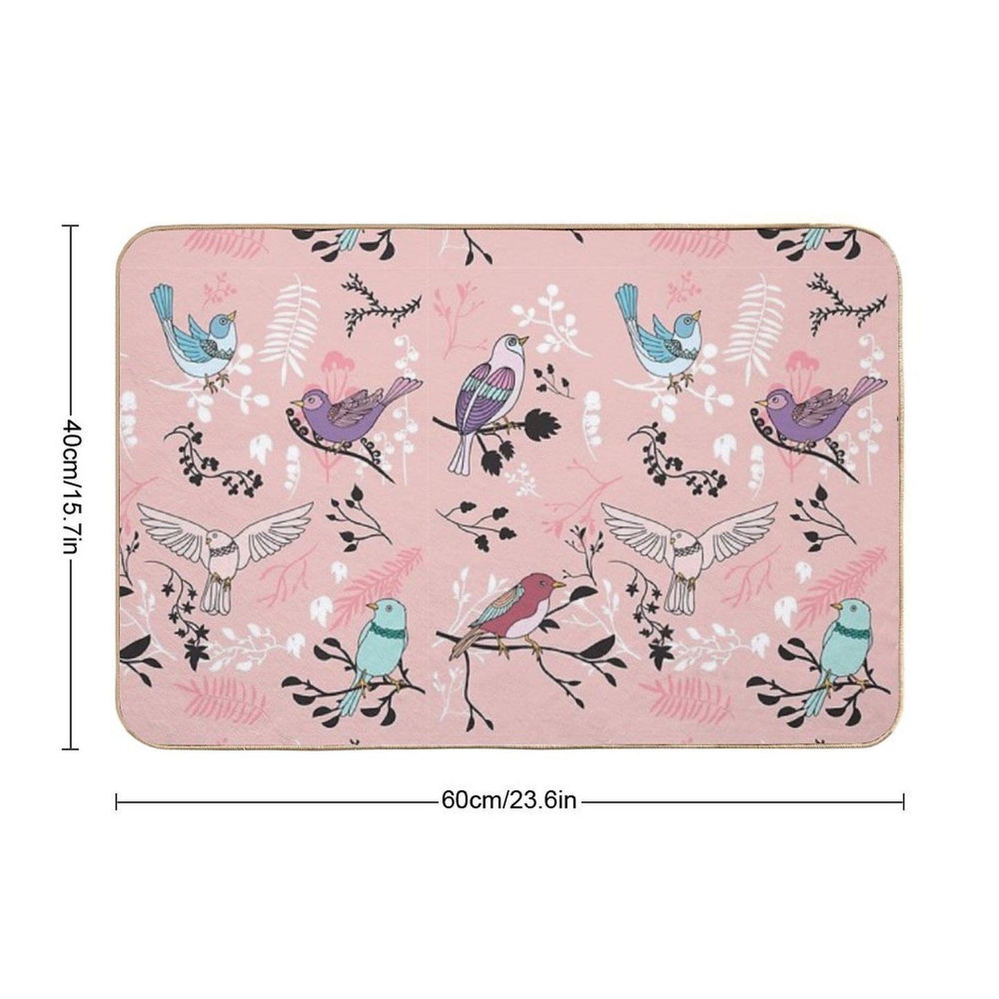 Bird Bliss  Versatile Bath Mat