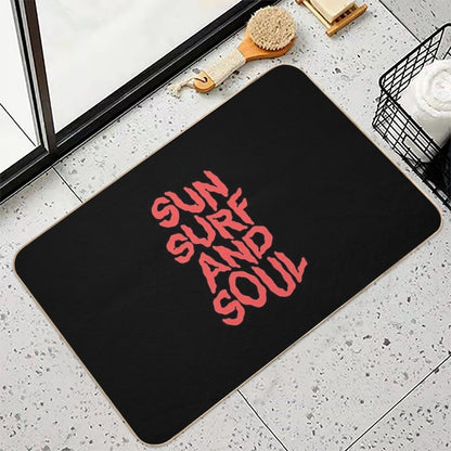 Sun, Surf, And Soul.  Absorbent Bath Mat