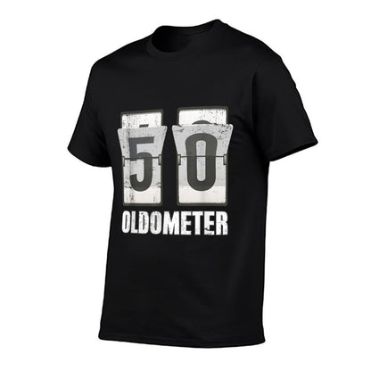 50th Birthday Oldometer  Tagless Design T-Shirt