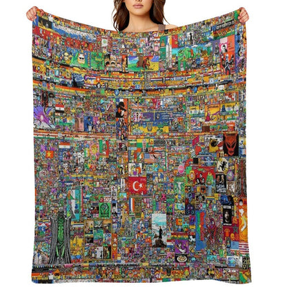 Rplace 2023 Quick-dry Throw Blanket