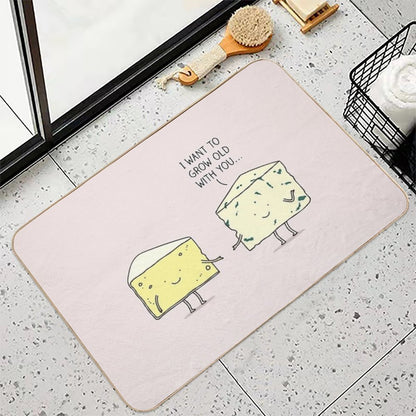 Matured Cheese  Easy Maintenance Bath Mat