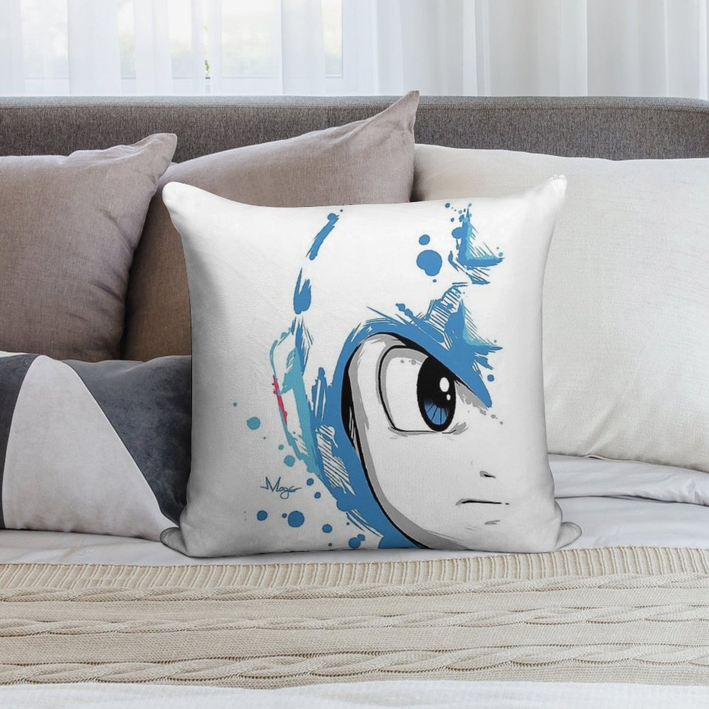 Megaman Capcom Soft Multiple Sizes Throw Pillow