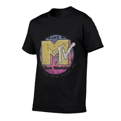 MTV Vintage Music Television New York Logo Comfortable T-Shirt