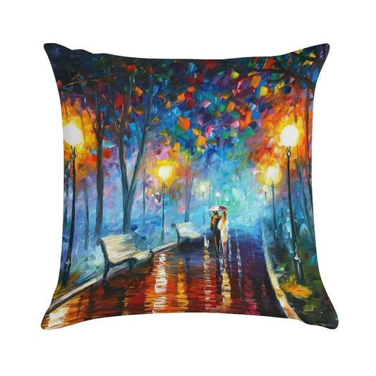 MISTY MOOD - Leonid Afremov Soft Luxury Feel Throw Pillow