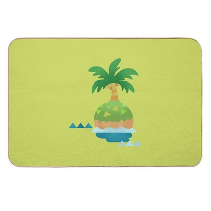 Island Loading Screen  Toxin-Free Bath Mat