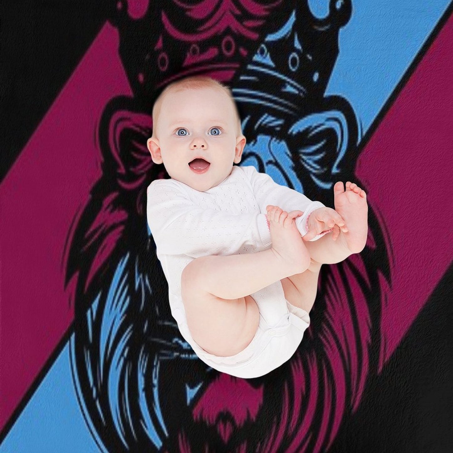 Aston Villa Lion Durable Throw Blanket