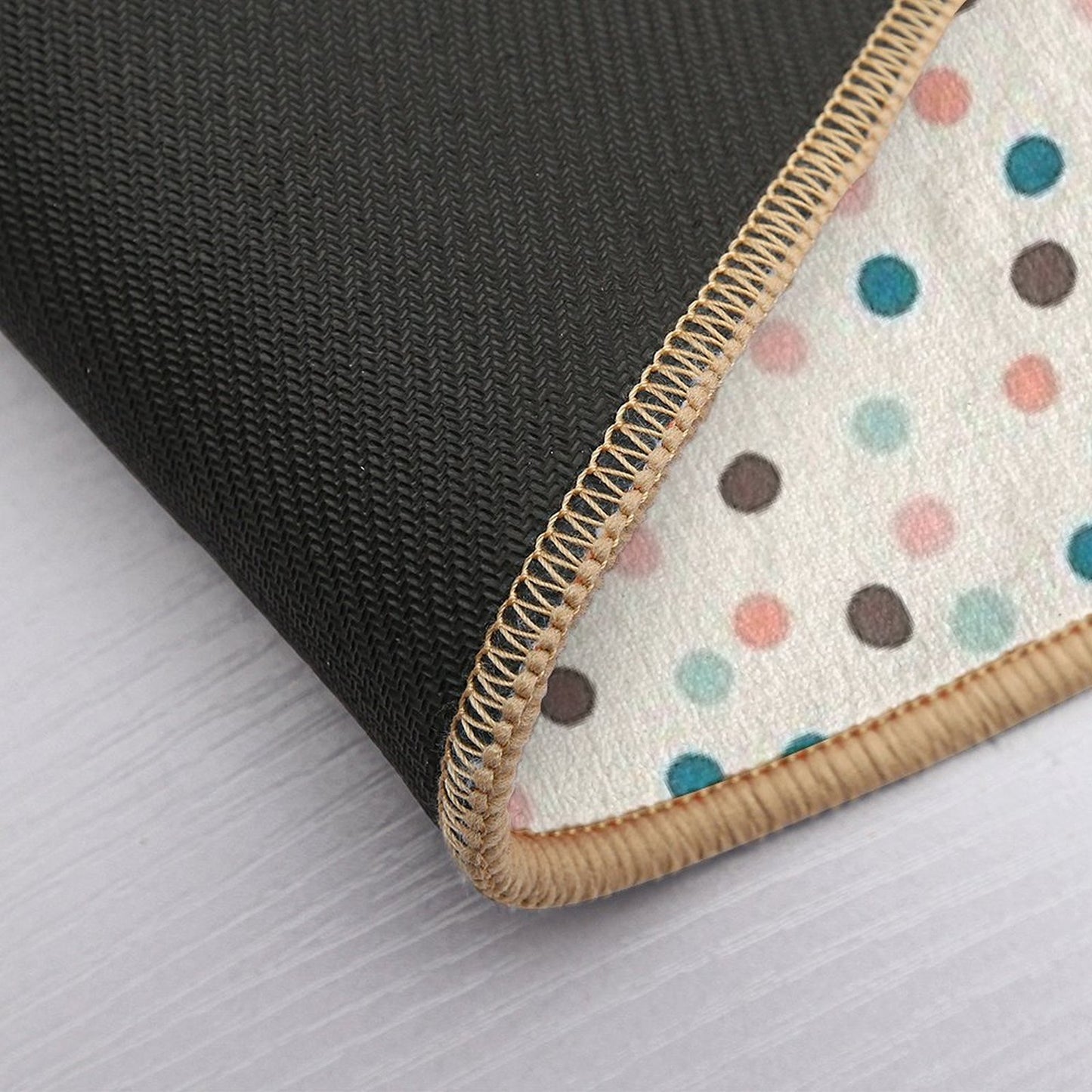 Pretty Confetti Polka Dot Pattern  Odorless Bath Mat