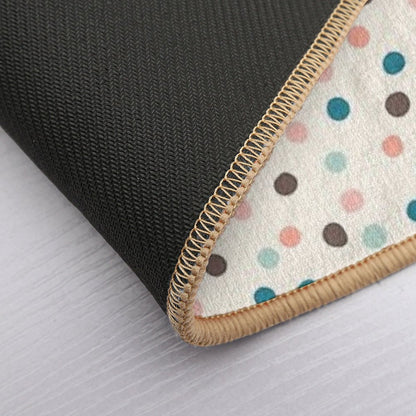 Pretty Confetti Polka Dot Pattern  Odorless Bath Mat