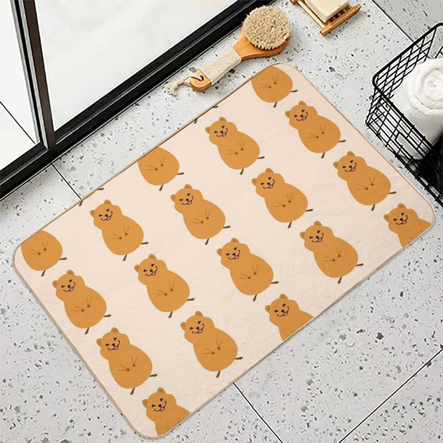 Cute Quokka  Anti-Trip Bath Mat