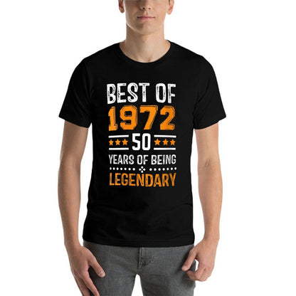 Womens Best Of 1972 50 Years Old 50th Birthday Present Men Women  Classic T-Shirt