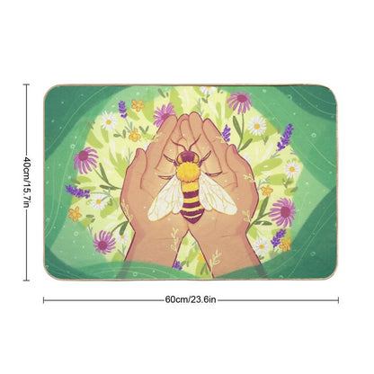 Honey Bee  Pet-Safe Bath Mat