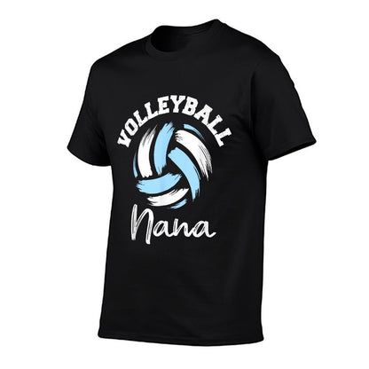 Volleyball Nana Funny Splash Volleyball Nana  Cotton T-Shirt