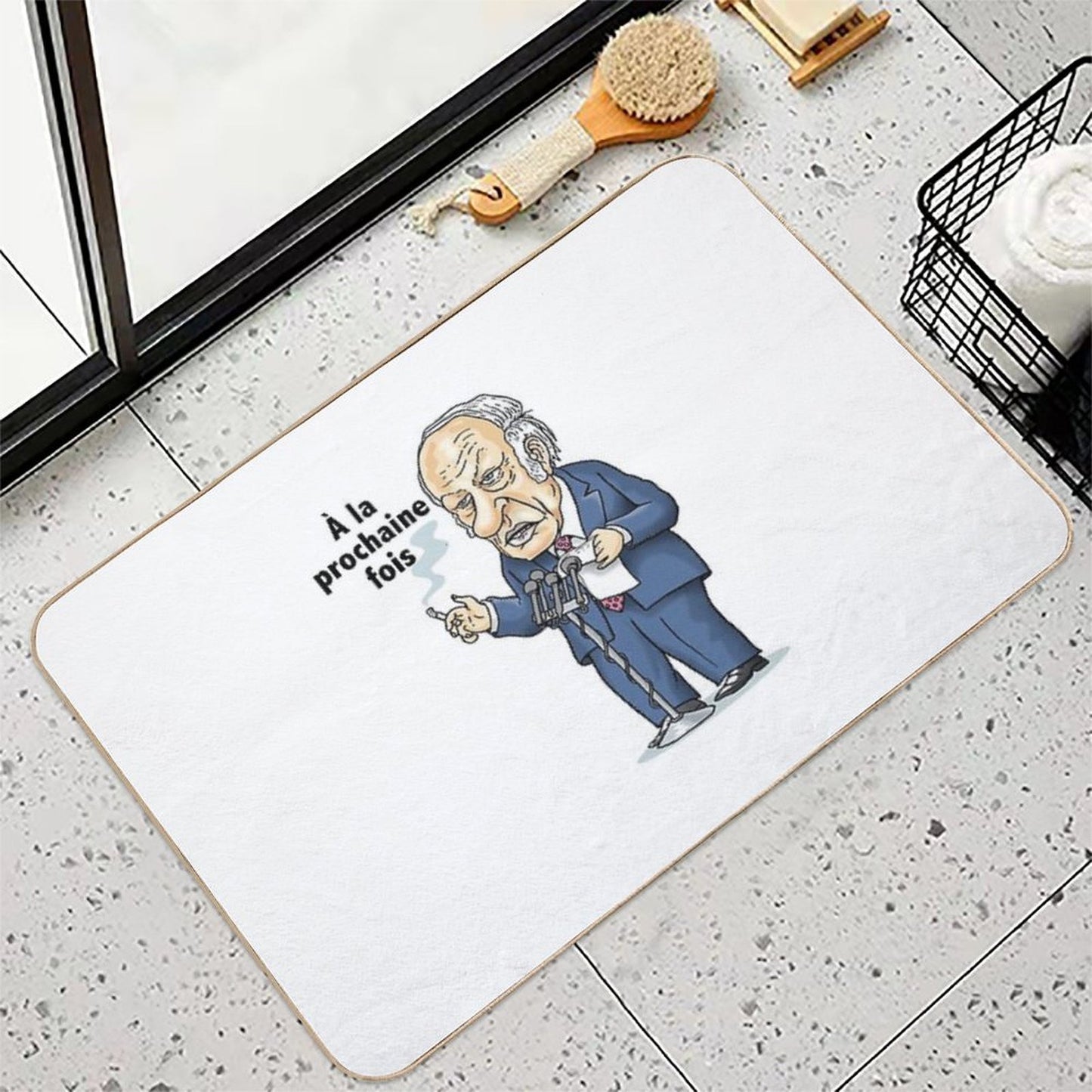 René Lévesque À La Prochaine Fois  Pet-Safe Bath Mat