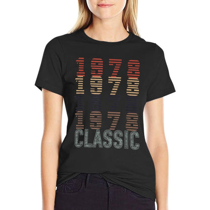 1978 Funny Vintage 40th Birthday Gift  Cotton T-Shirt