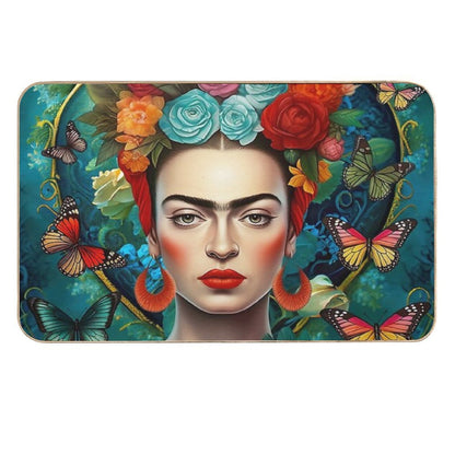 Frida Kahlo 5  Rapid-Drying Bath Mat