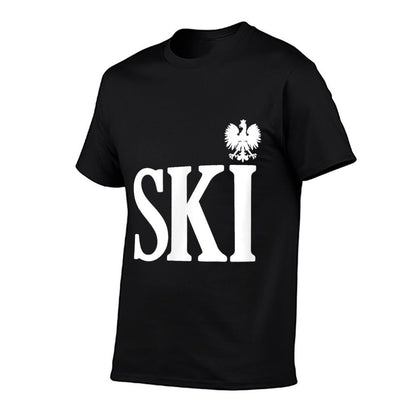 SKI Polish Surnames Ending Polish Eagle Dyngus Day  Vintage-inspired T-Shirt