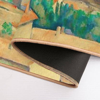 HD PAUL CEZANNE - The Bay of Marseille  Slip-Resistant Bath Mat