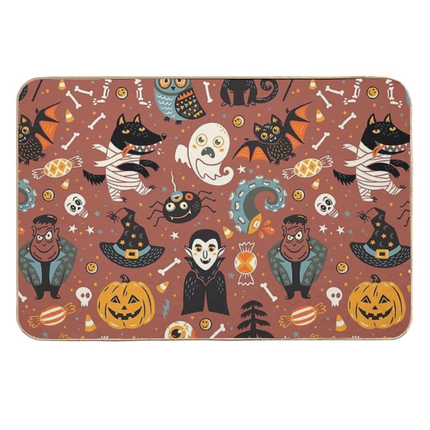 Happy Halloween  Eco-Friendly Bath Mat