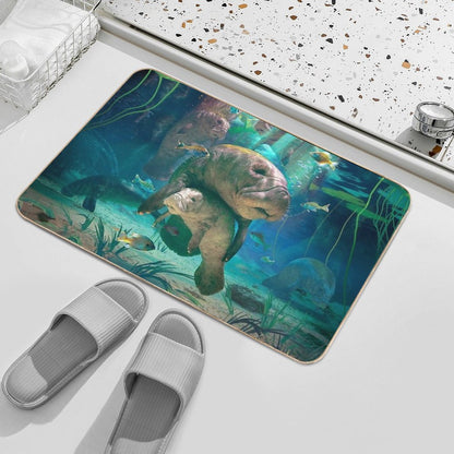 Manatee  Easy To Clean Bath Mat