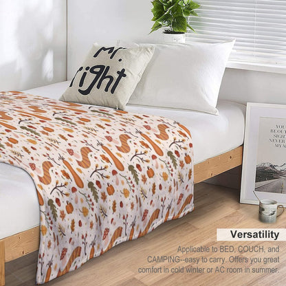 Warm Autumn Velvety-soft Throw Blanket