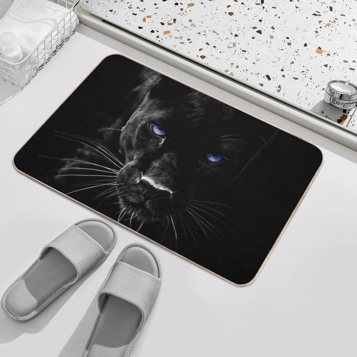 BLACK PANTHER  Easy Maintenance Bath Mat