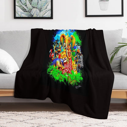 Halloween Spooky Scary Travel-friendly Throw Blanket