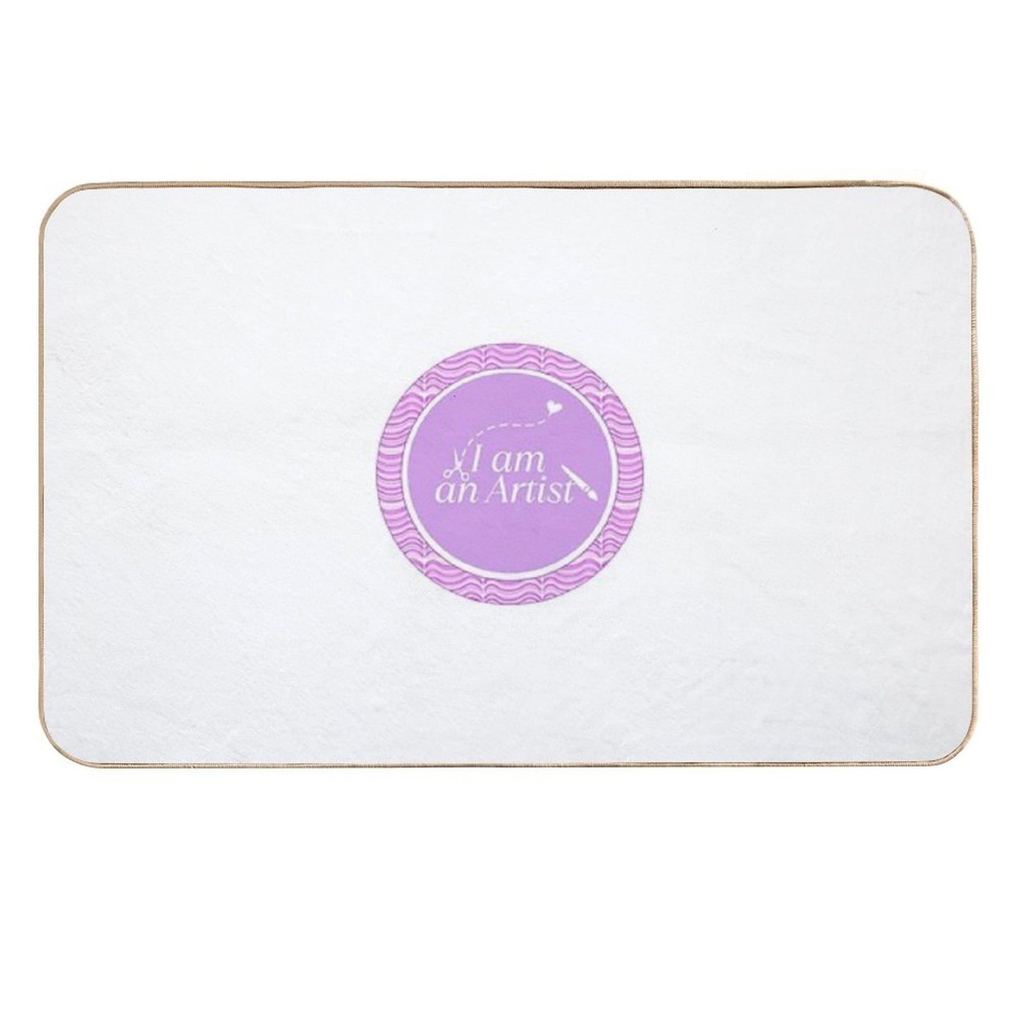 I Am An Artist  Pet-Safe Bath Mat