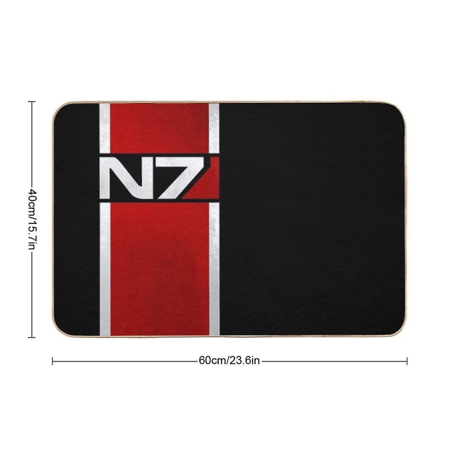 Mass Effect Vertical N7  Versatile Bath Mat