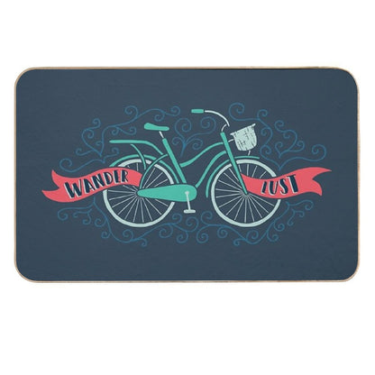 Wanderlust Bicycle  Anti-Trip Bath Mat