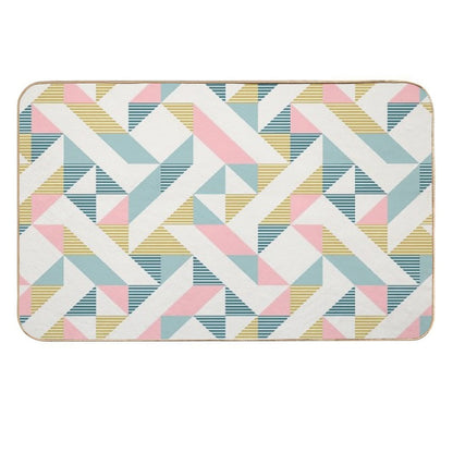 RETRO Geometry 10  Toxin-Free Bath Mat