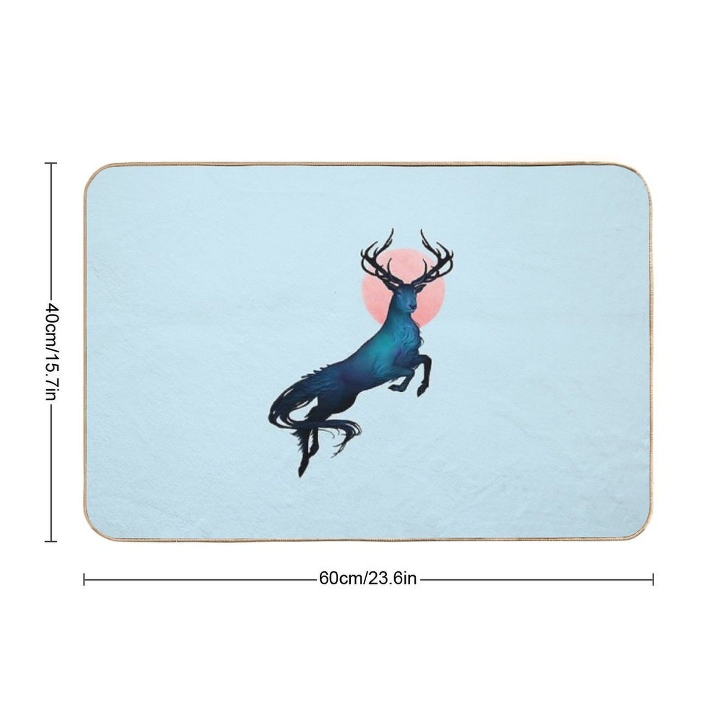 Kelpie Stag  High-Traffic Bath Mat