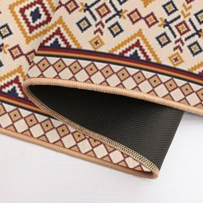Pattern Seamless Pixel Art Ethnic Geometric for Fabric  Repositionable Bath Mat