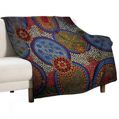THE BIG CLAN GATHERING Plush Throw Blanket