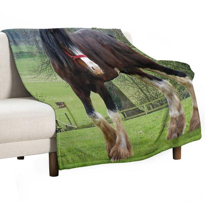 Shire Horse Premium Throw Blanket