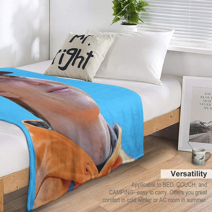 Oscar Piastri F1 Driver in McLarenF1 Clothes Smile Norris Teammate Eco-conscious Throw Blanket