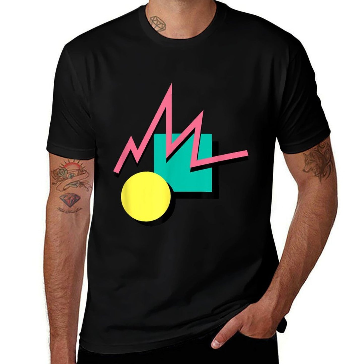 Geometric Aesthetic 90s  Odor-resistant T-Shirt
