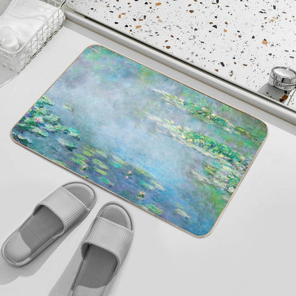 Monet Water Lilies  Nymphéas 1906  Dirt-Trapping Bath Mat