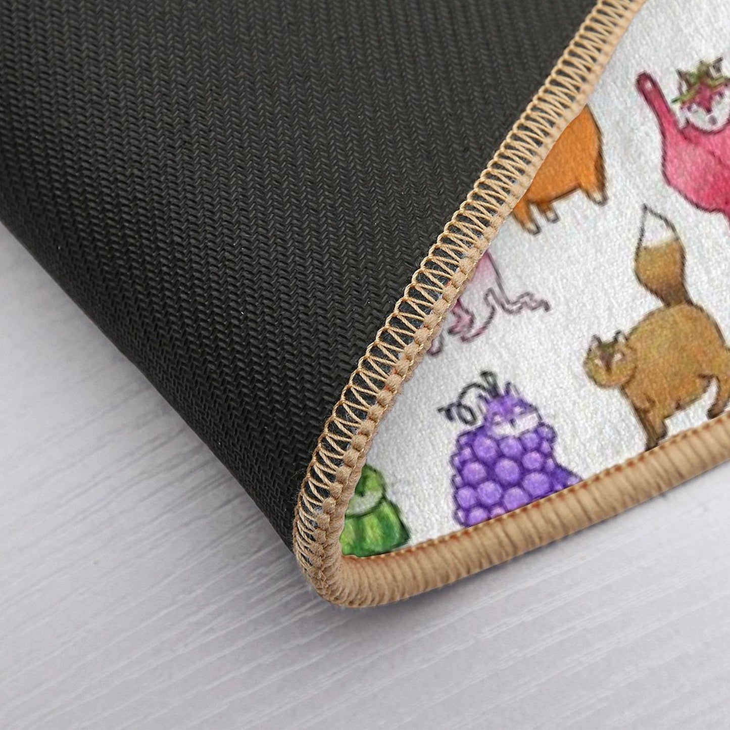 Fruit Cats  Slip-Resistant Bath Mat